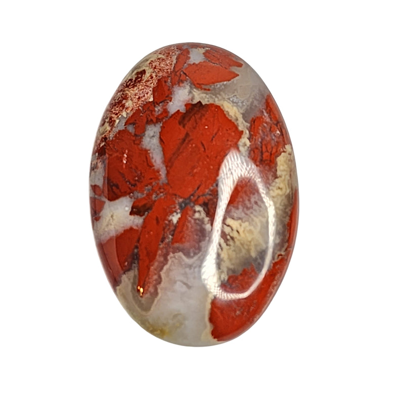 Red Jasper Palm Stone