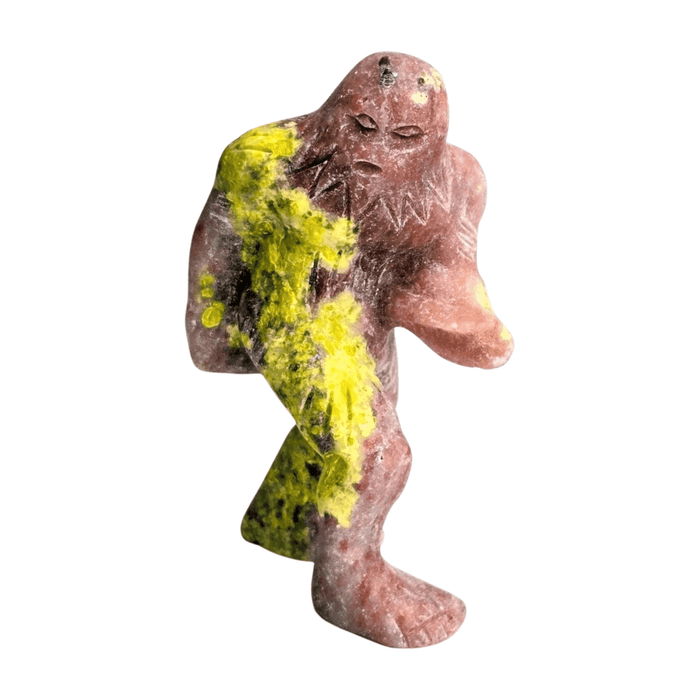 Red Aventurine and Serpentine Sasquatch