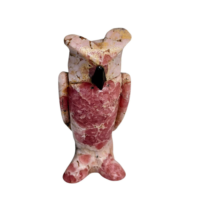 Rhodochrosite Owl