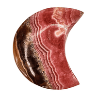 Rhodochrosite Moon Small