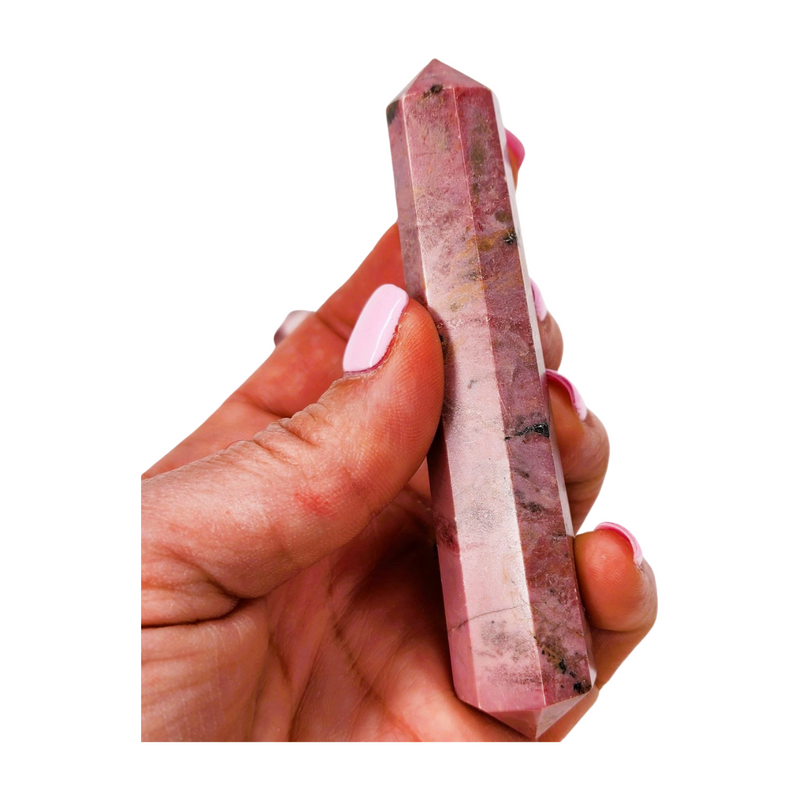 Rhodonite Double Pointed Wand