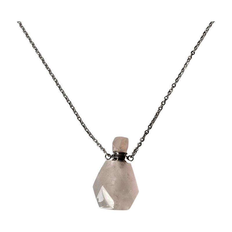 Crystal Bottle Pendant (24 inches)