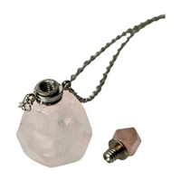 Crystal Bottle Pendant (24 inches)