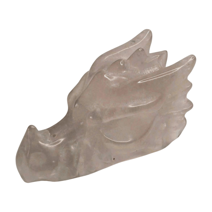 Rose Quartz Dragon Head