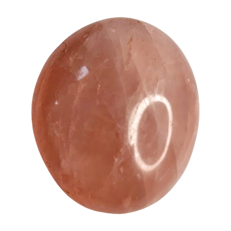 Rose Quartz Palm Stone