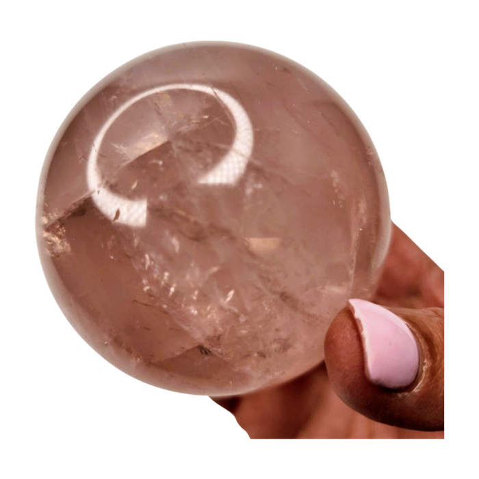 Rose Quartz Sphere (Gemmy)