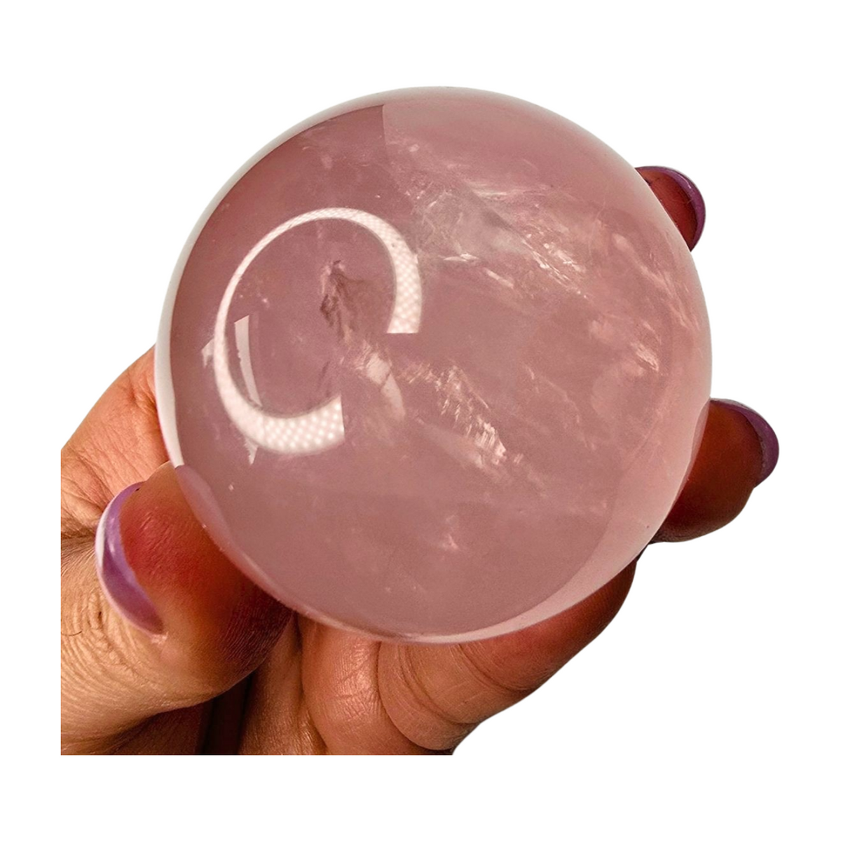 Rose Quartz Star Sphere - Small