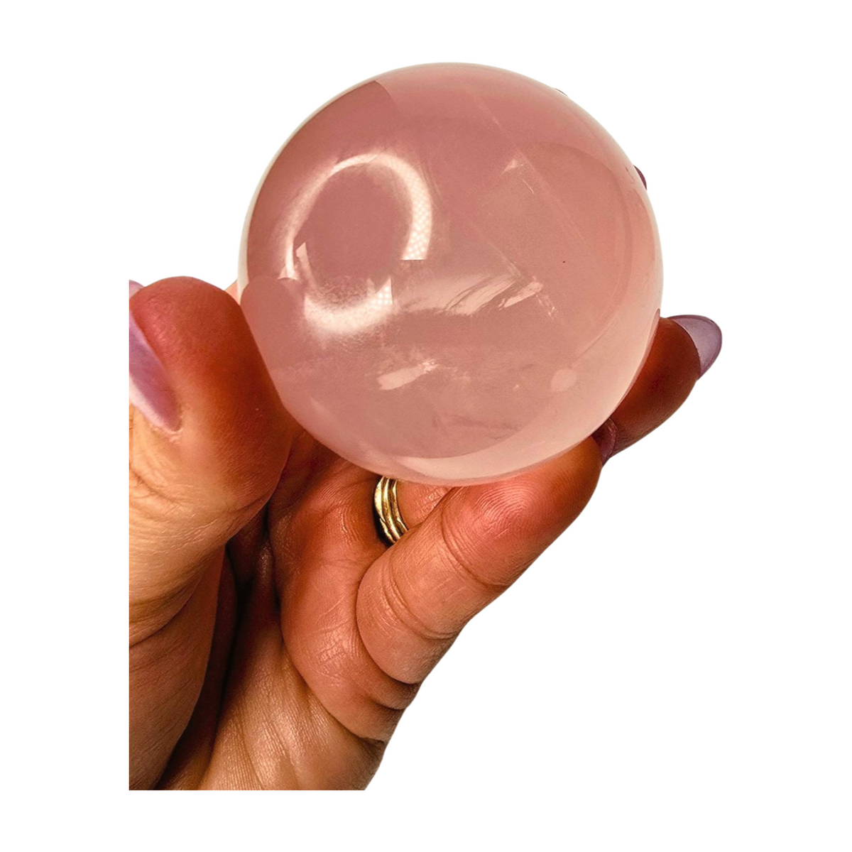 Rose Quartz Star Sphere - Small