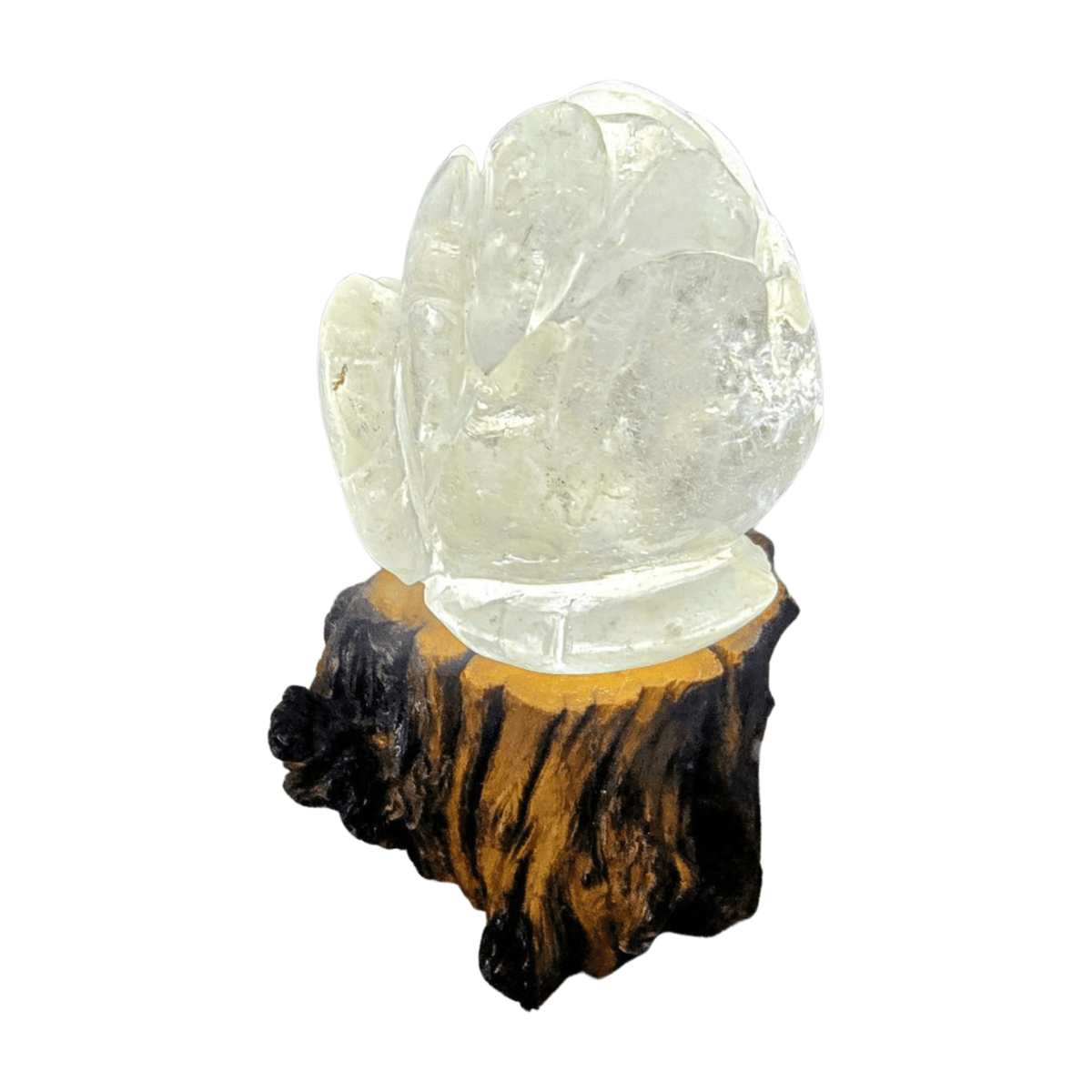 Clear Quartz Rose Lamp