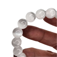 Selenite Beaded Bracelet (8mm)