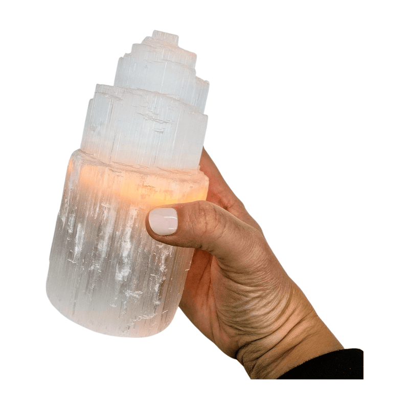 Selenite Lamp