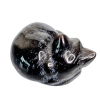 Silver Sheen Obsidian Cat