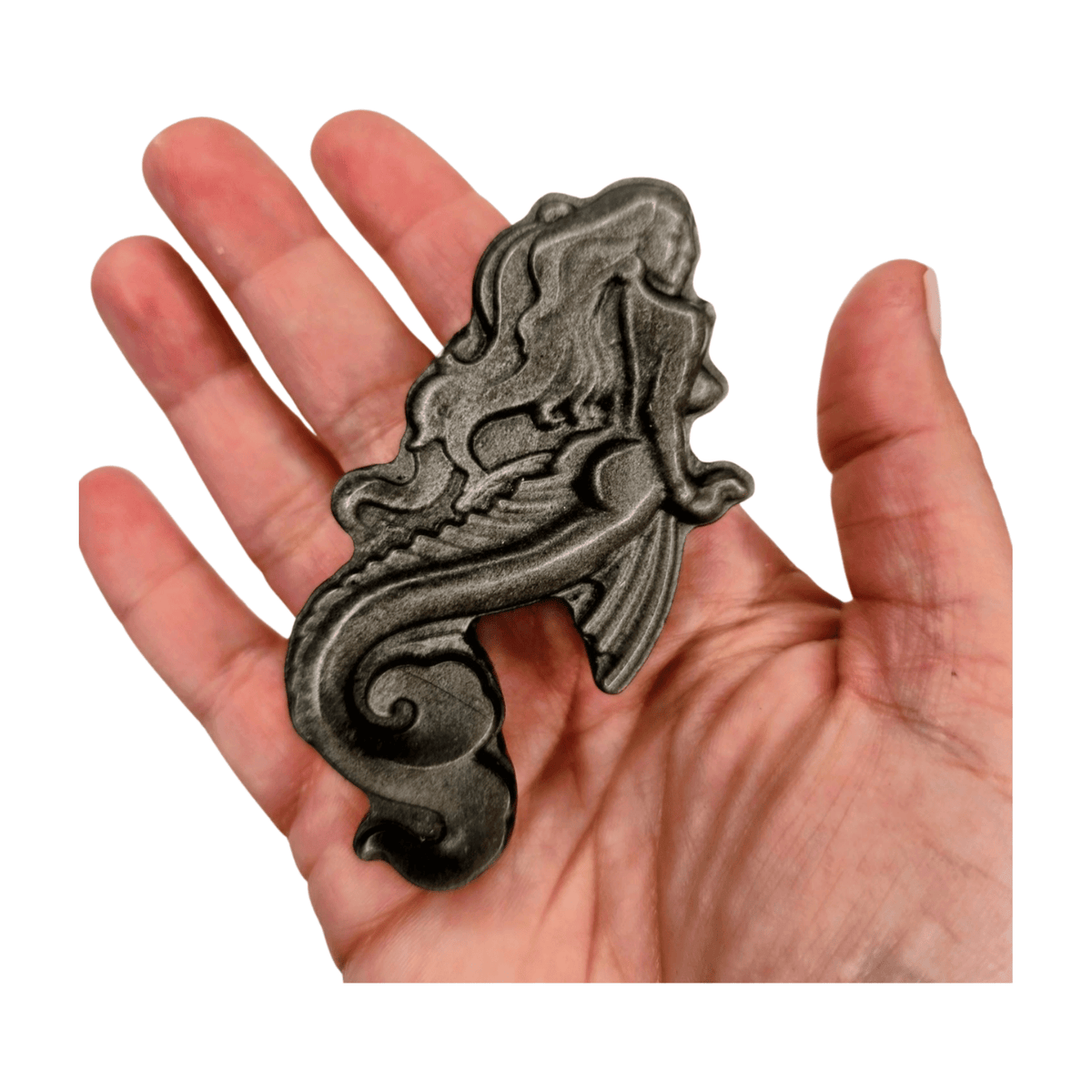 Silver Sheen Obsidian Mermaid