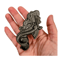 Silver Sheen Obsidian Mermaid
