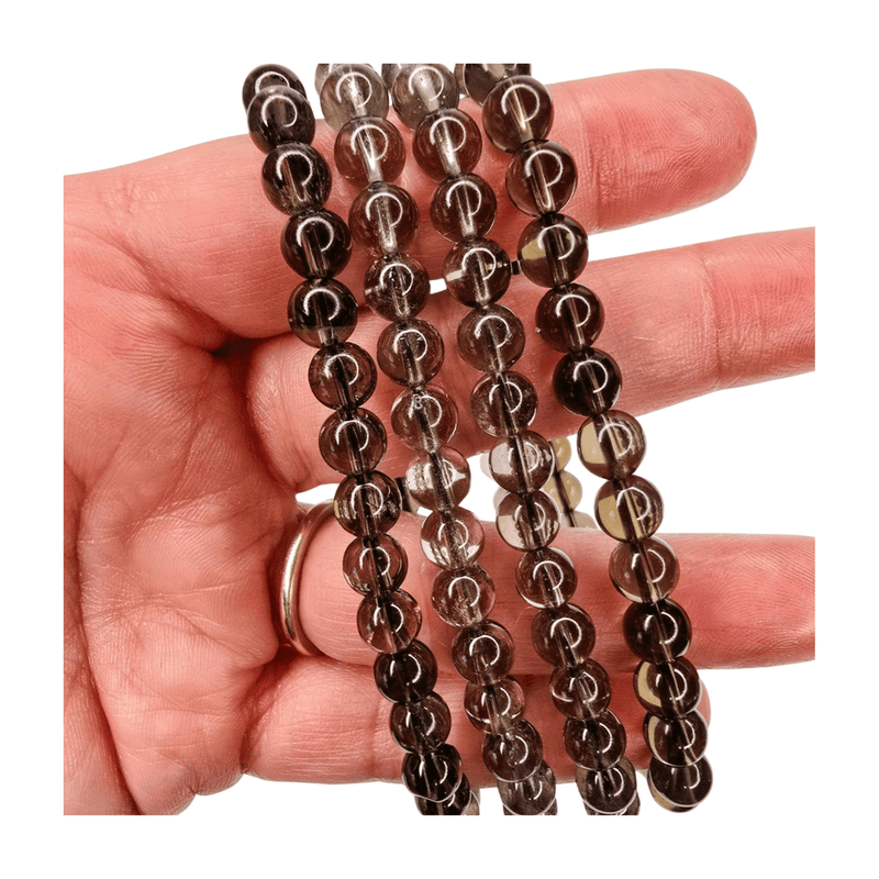 Smoky Quartz  Bracelet (6mm)