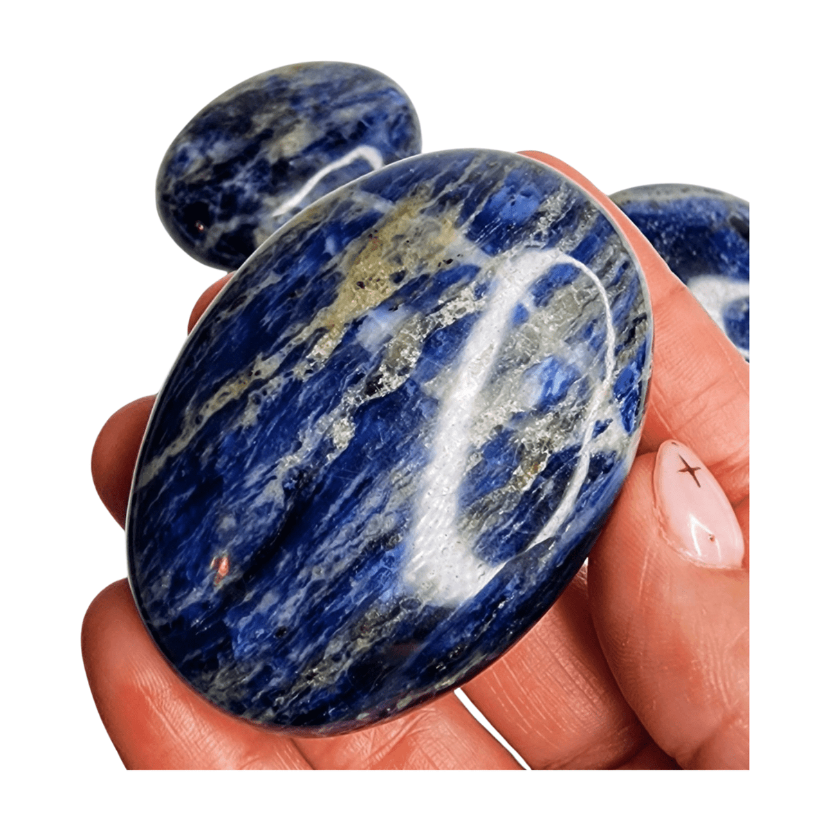 Sodalite Palm Stone