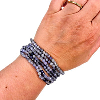 Tanzanite Faceted Bracelet (4mm)