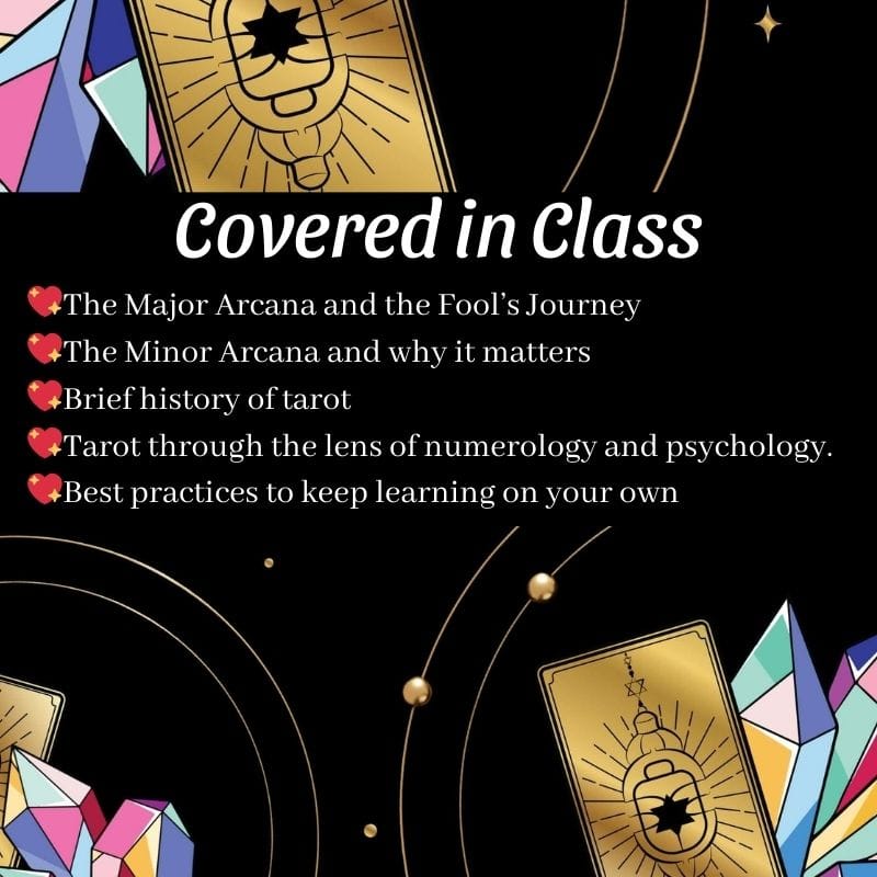 Tarot 101 Workshop — Saturday, January 10 (Live on Zoom)