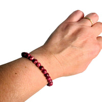 Thulite Beaded Bracelet (6mm)