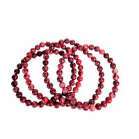 Thulite Beaded Bracelet (6mm)