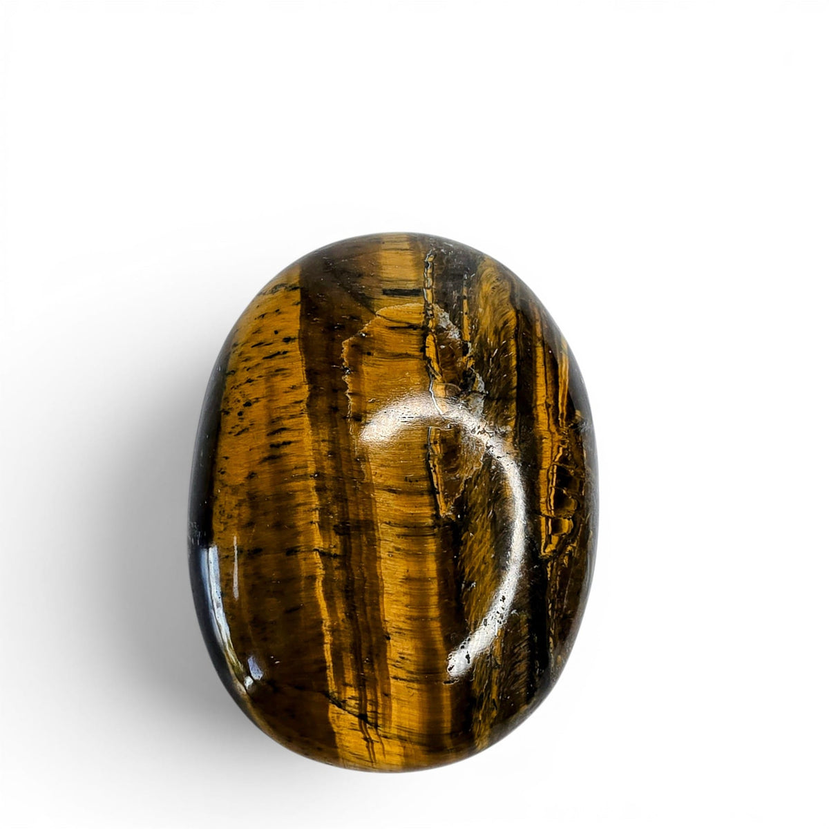 Tiger's Eye Palm Stone