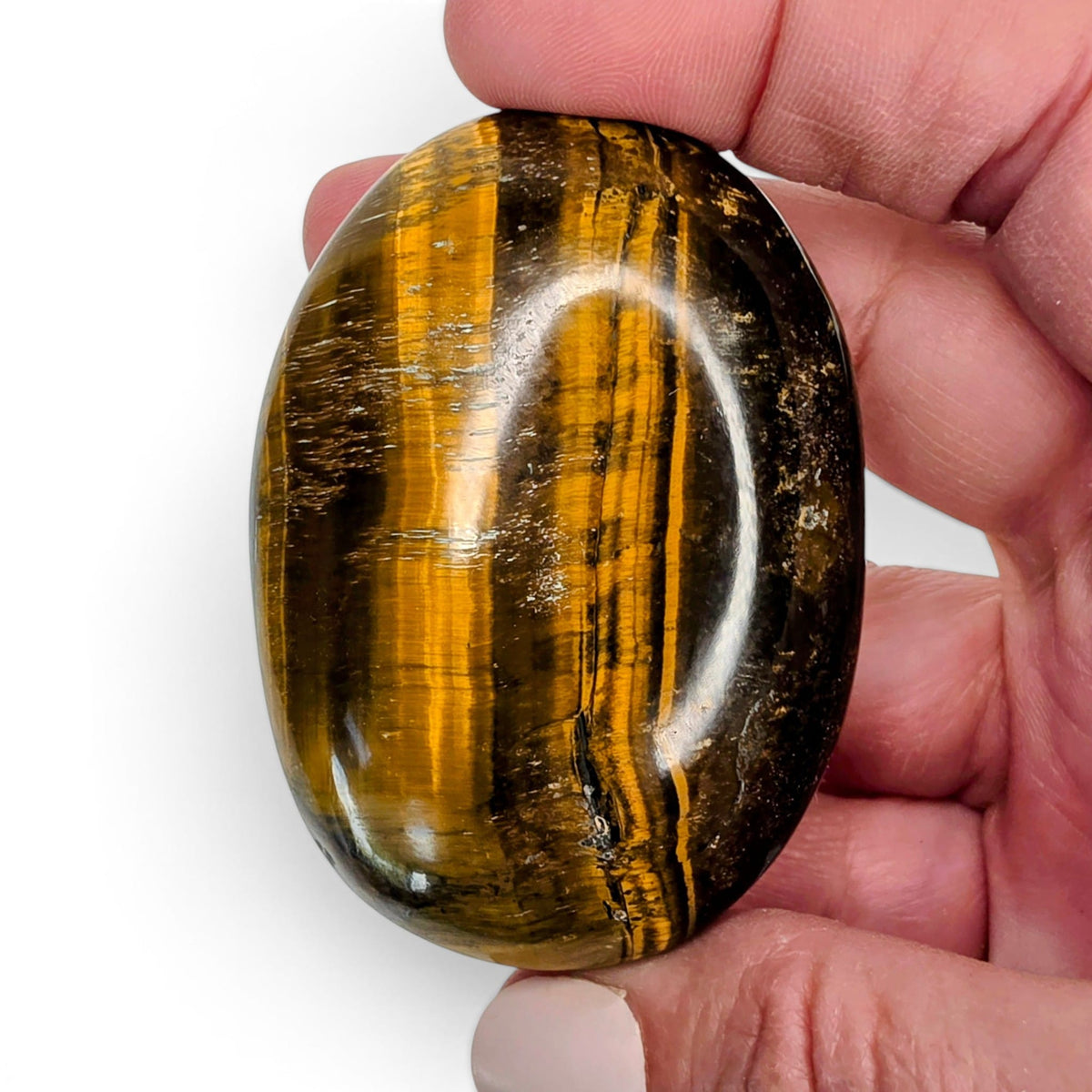 Tiger's Eye Palm Stone