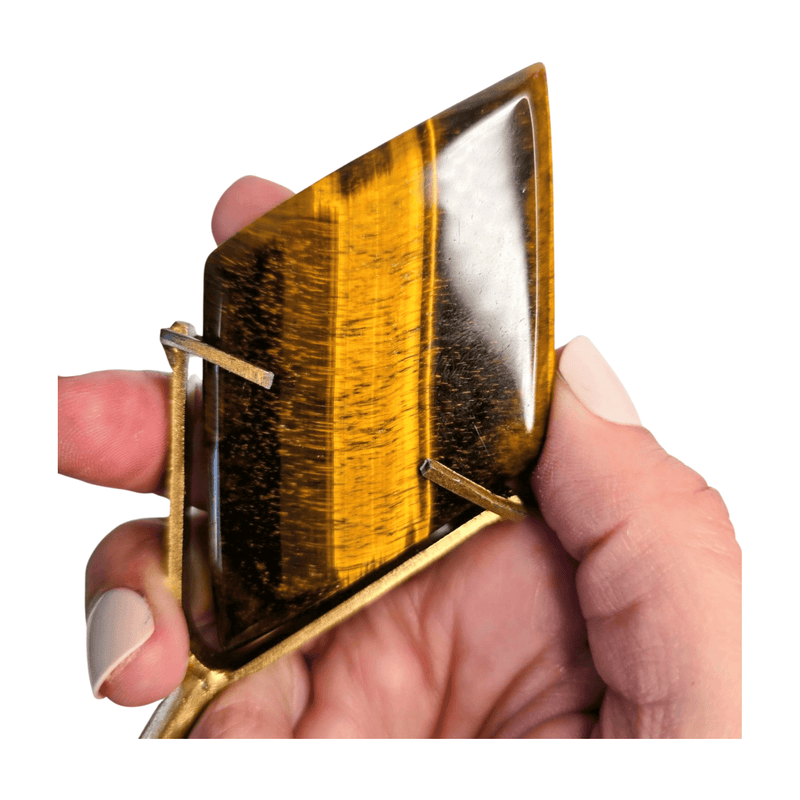 Tiger's Eye Diamond with Stand