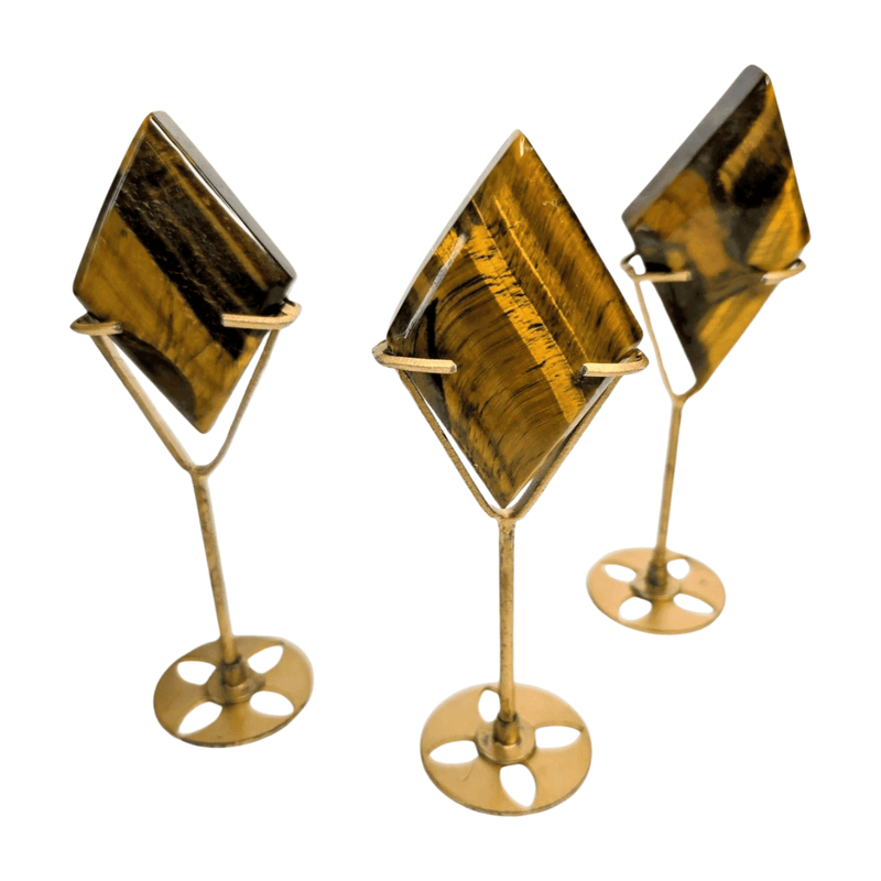 Tiger's Eye Diamond with Stand