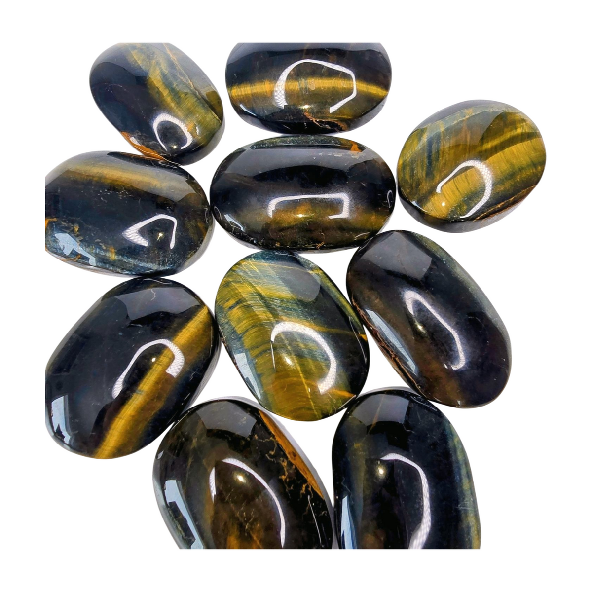 Tiger's Eye Palm Stone