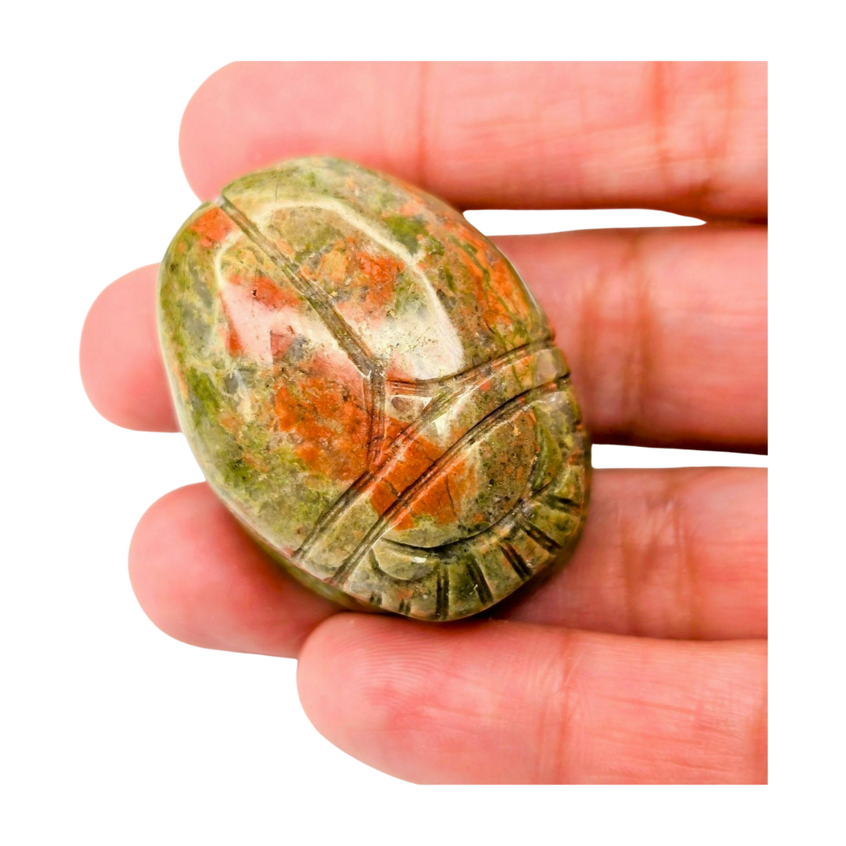 Unakite Scarab