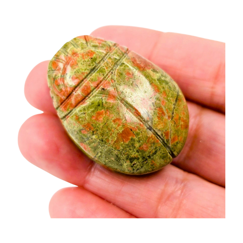 Unakite Scarab