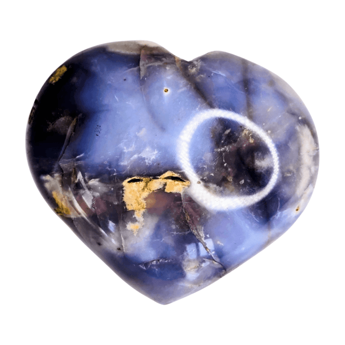 Violet Agate Heart
