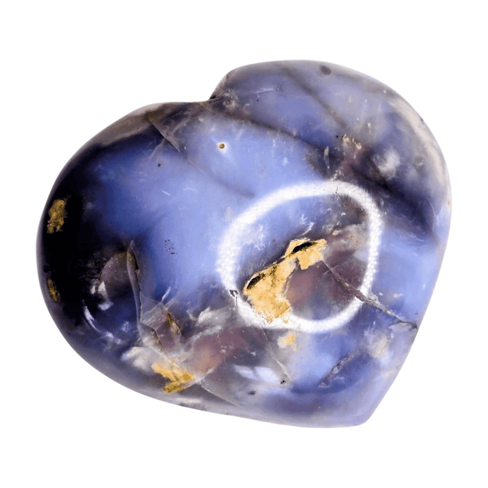 Violet Agate Heart