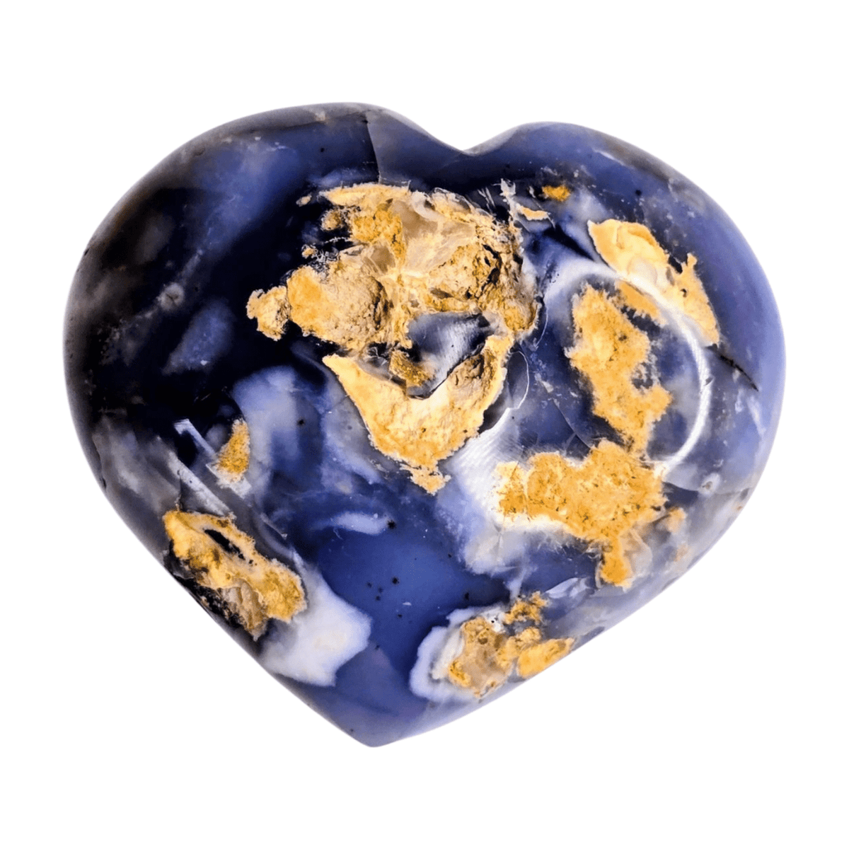 Violet Agate Heart