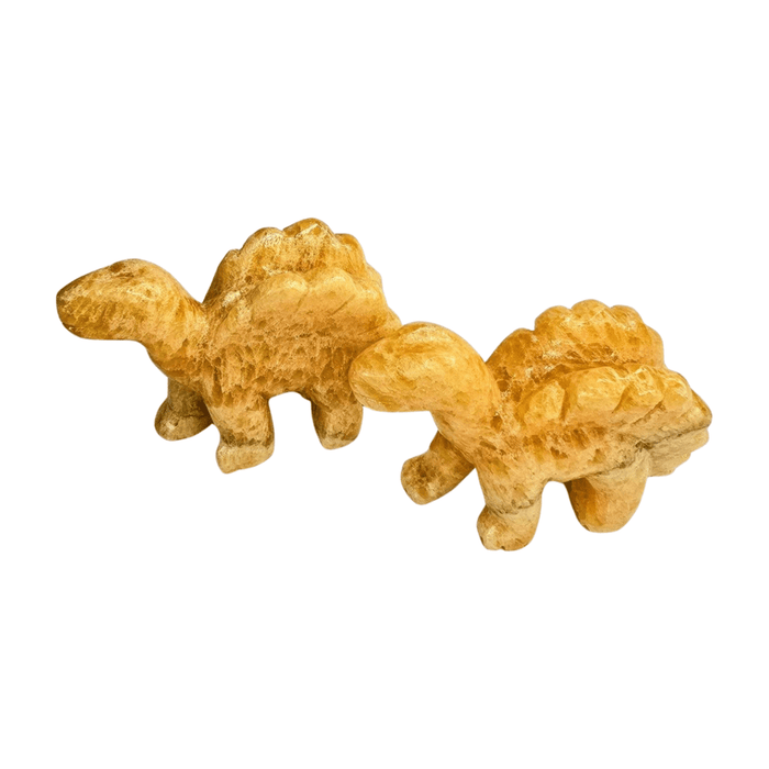 Yellow Calcite Dinosaur Large
