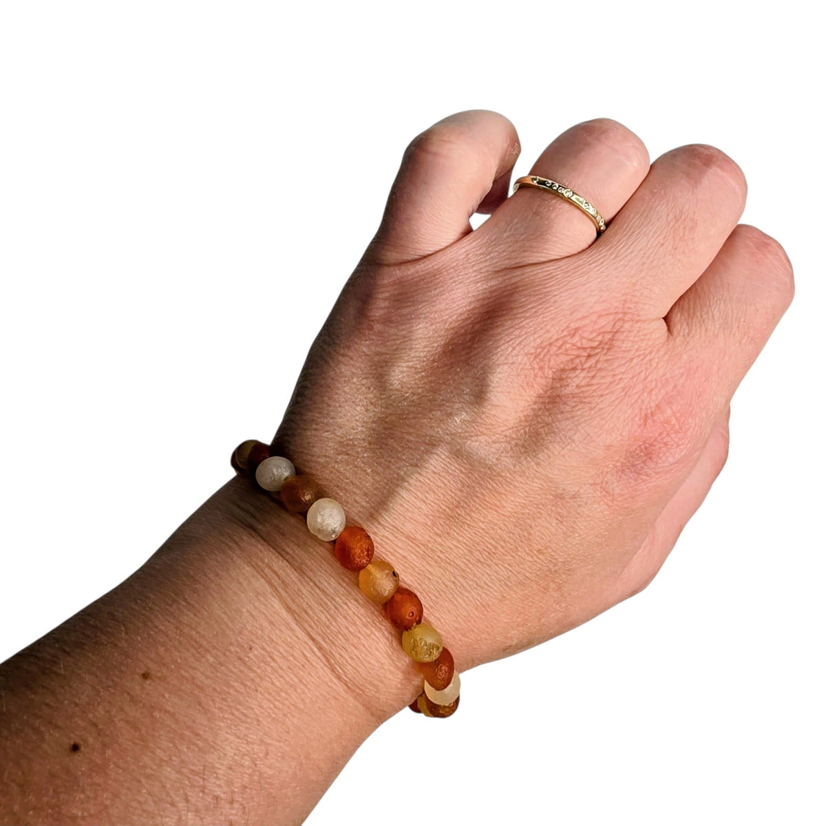 Gobi Desert Jasper Beaded Bracelet (6mm)