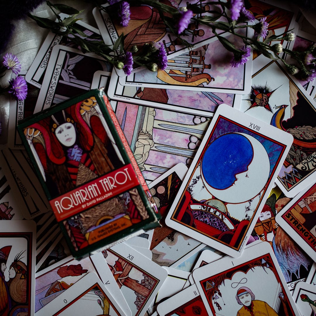 趣味・スポーツ・実用 Aquarian Tarot by David Palladini Aquarian Tarot Deck & Guidebook: Junjulas, Craig, Palladini