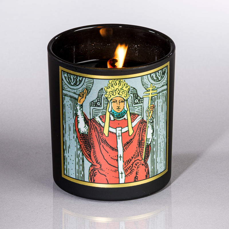 The Hierophant Tarot Candle - 8.5 oz