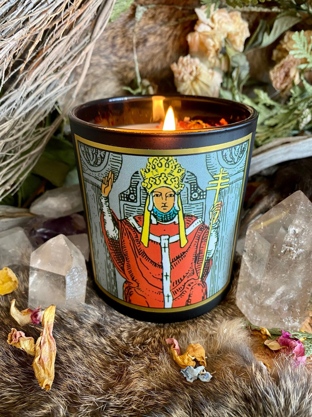 The Hierophant Tarot Candle